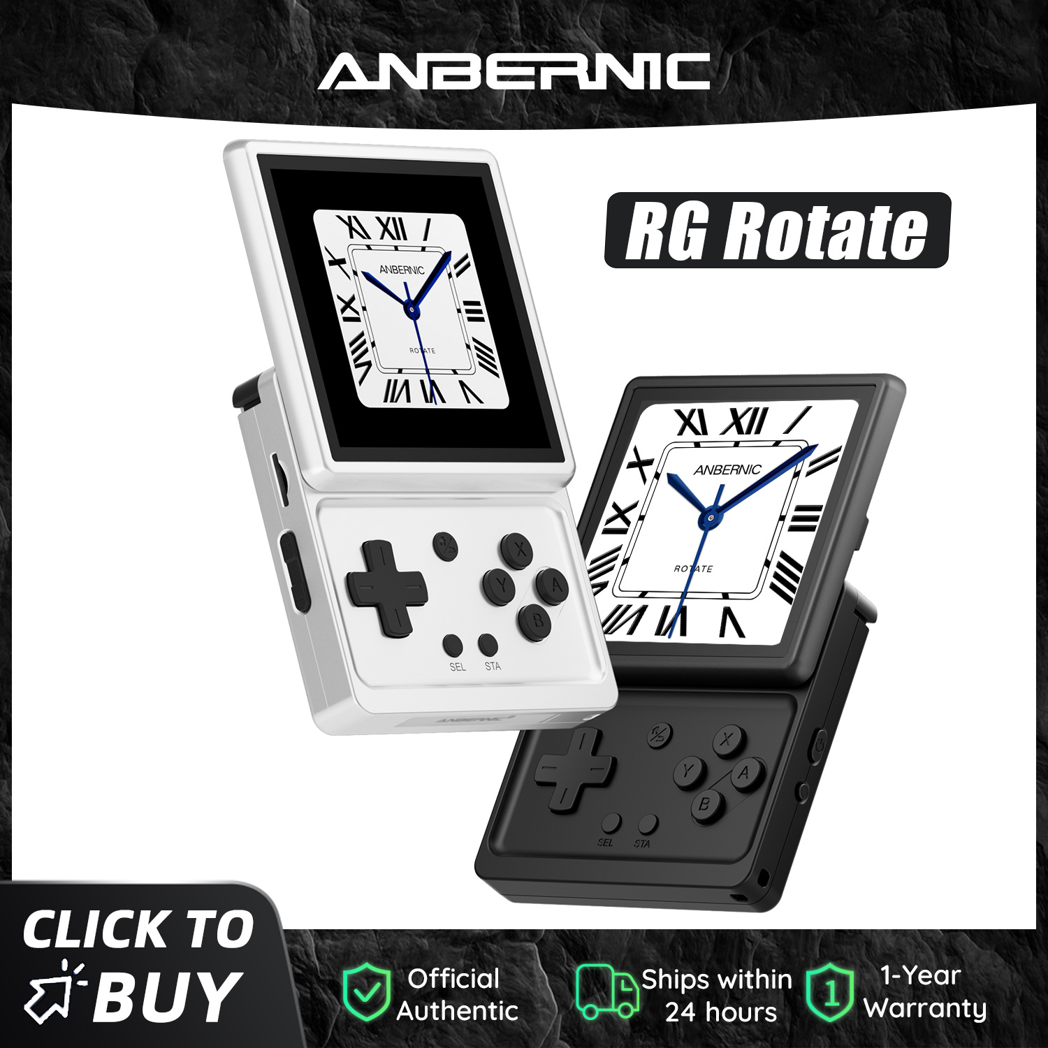 Gaming Console 5 Year Old - Anbernic RG Rotate Retro Handheld Game