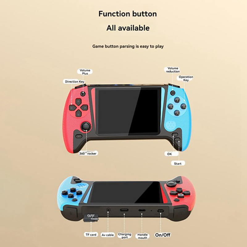 Q21 Gaming Console - Q21 Retro Portable Game Console, 3.5-inch