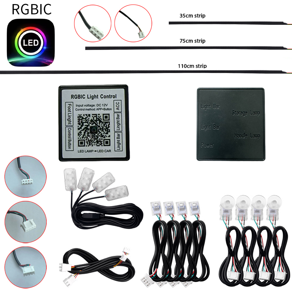 Led Gaming Light Strip - Full Colors Streamer Symphony RGBIC Ambient