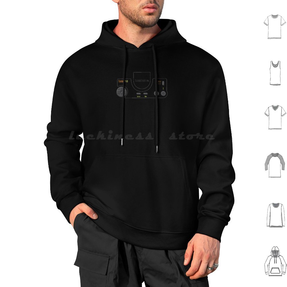 Gaming Console In 90S - Turbo Pad Hoodie Cotton Long Sleeve