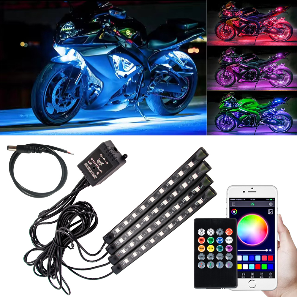 Led Gaming Light Strip - LED Motorcycle Car Atmosphere Foot Light