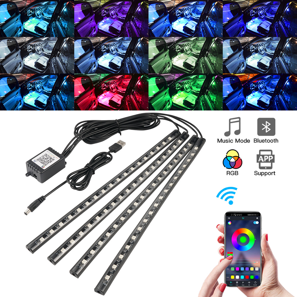 Led Gaming Light Strip - Neon LED Interior Car Light APP
