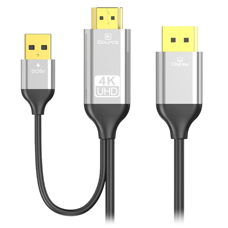 Gaming Console Mini - B03B--Compatibleto DP Converter Cable With 5V