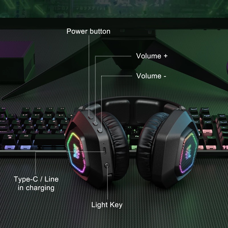 ONIKUMA B100 Wireless Gaming H - Gaming Console In Amazon 评论和价格