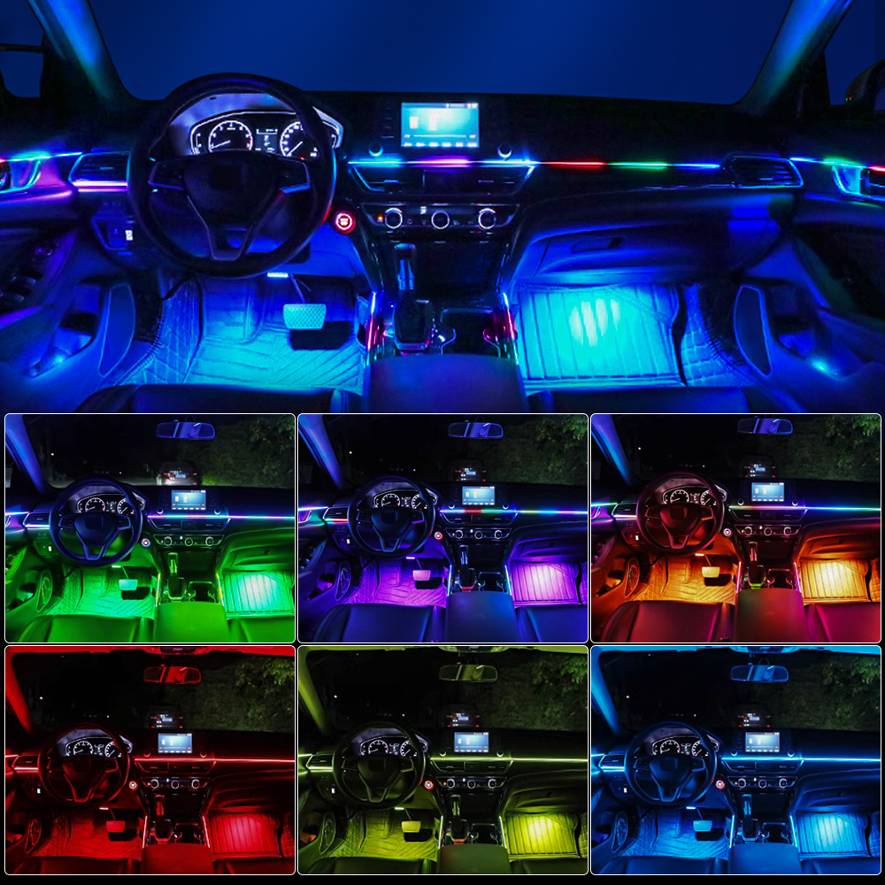 18/22 in 1 Acrylic Led Car Amb - Led Gaming Light Strip 评论和价格