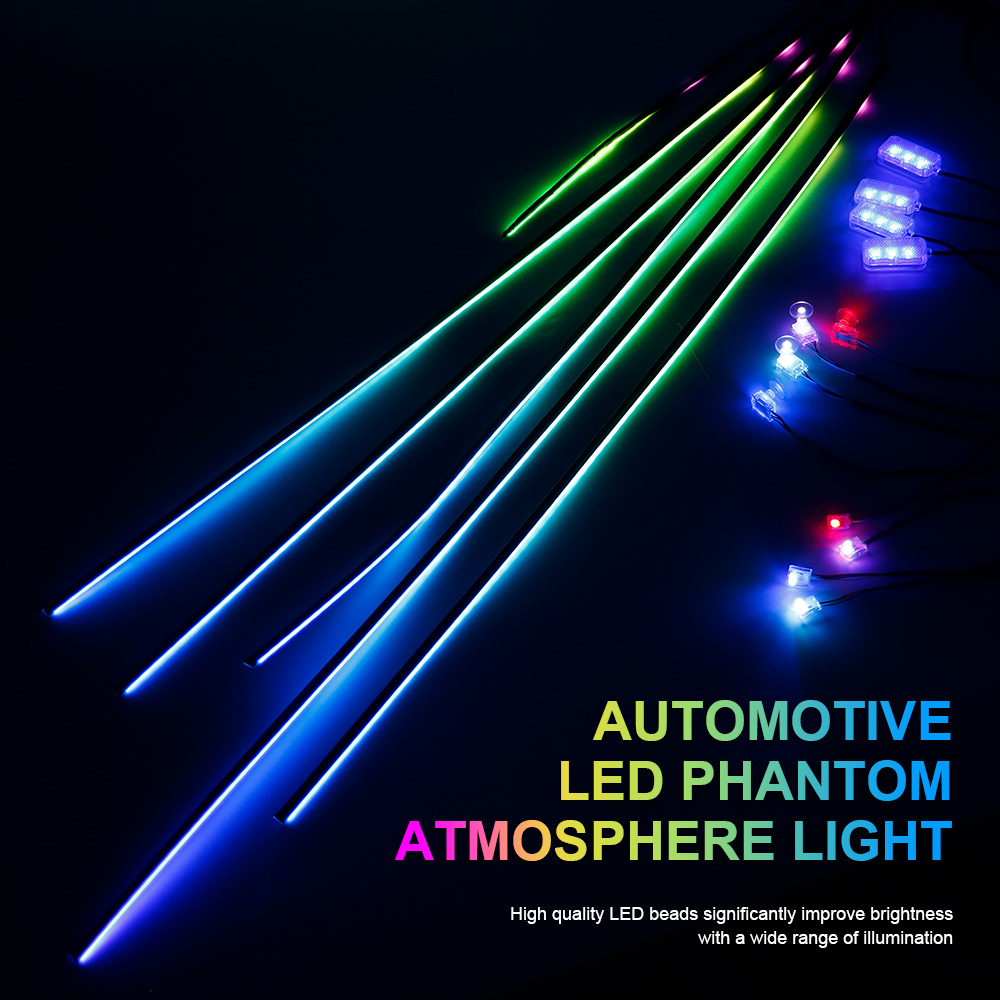 18/22 in 1 Acrylic Led Car Amb - Led Gaming Light Strip 评论和价格