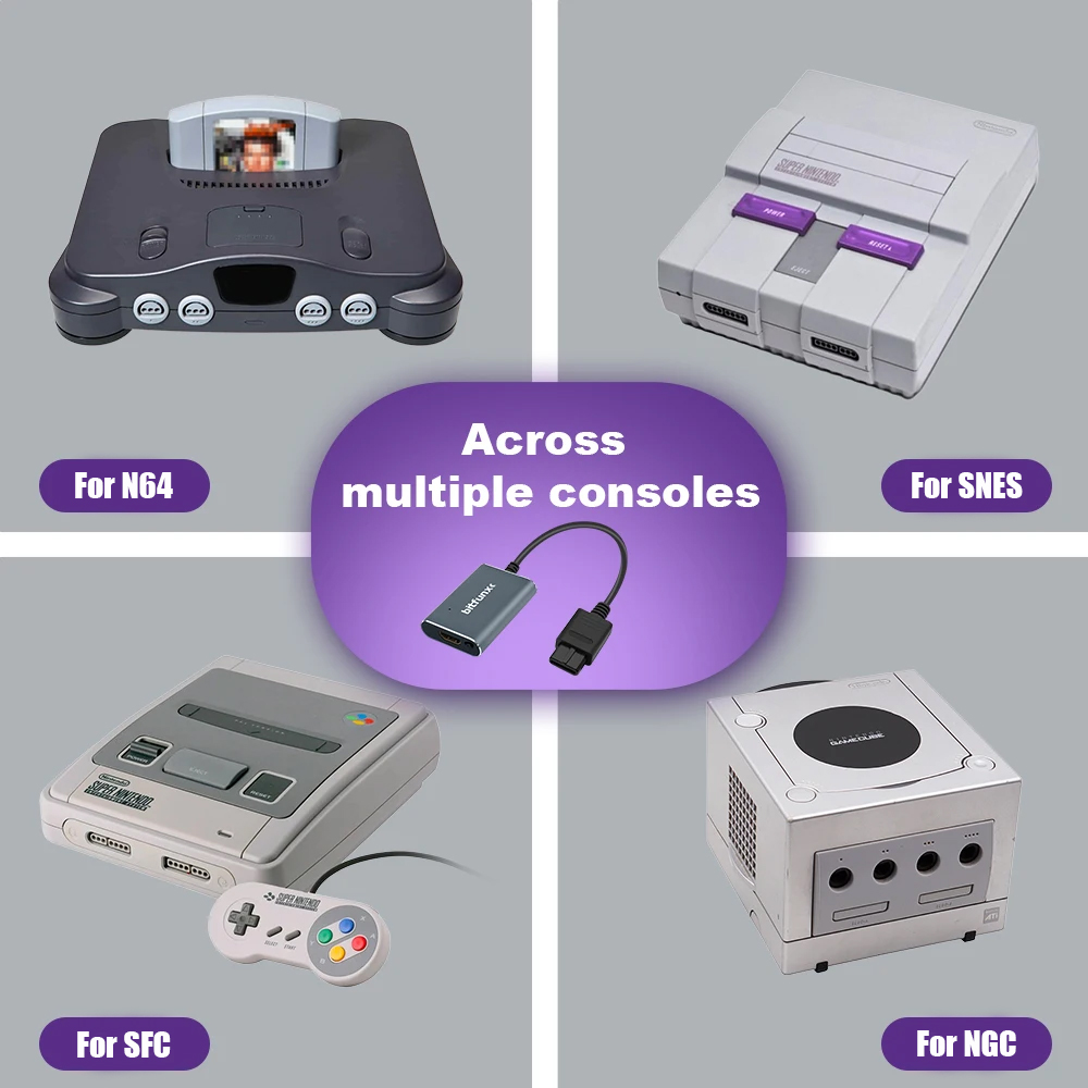 Bitfunx 720P Svideo / AV To HD - Gaming Console Mini 评论和价格