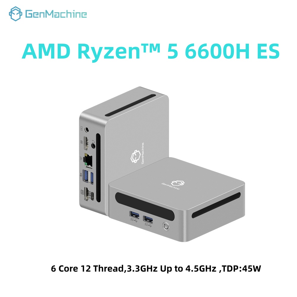 GenMachine AMD Ryzen 5 6600H E - Gaming Console Mini 评论和价格