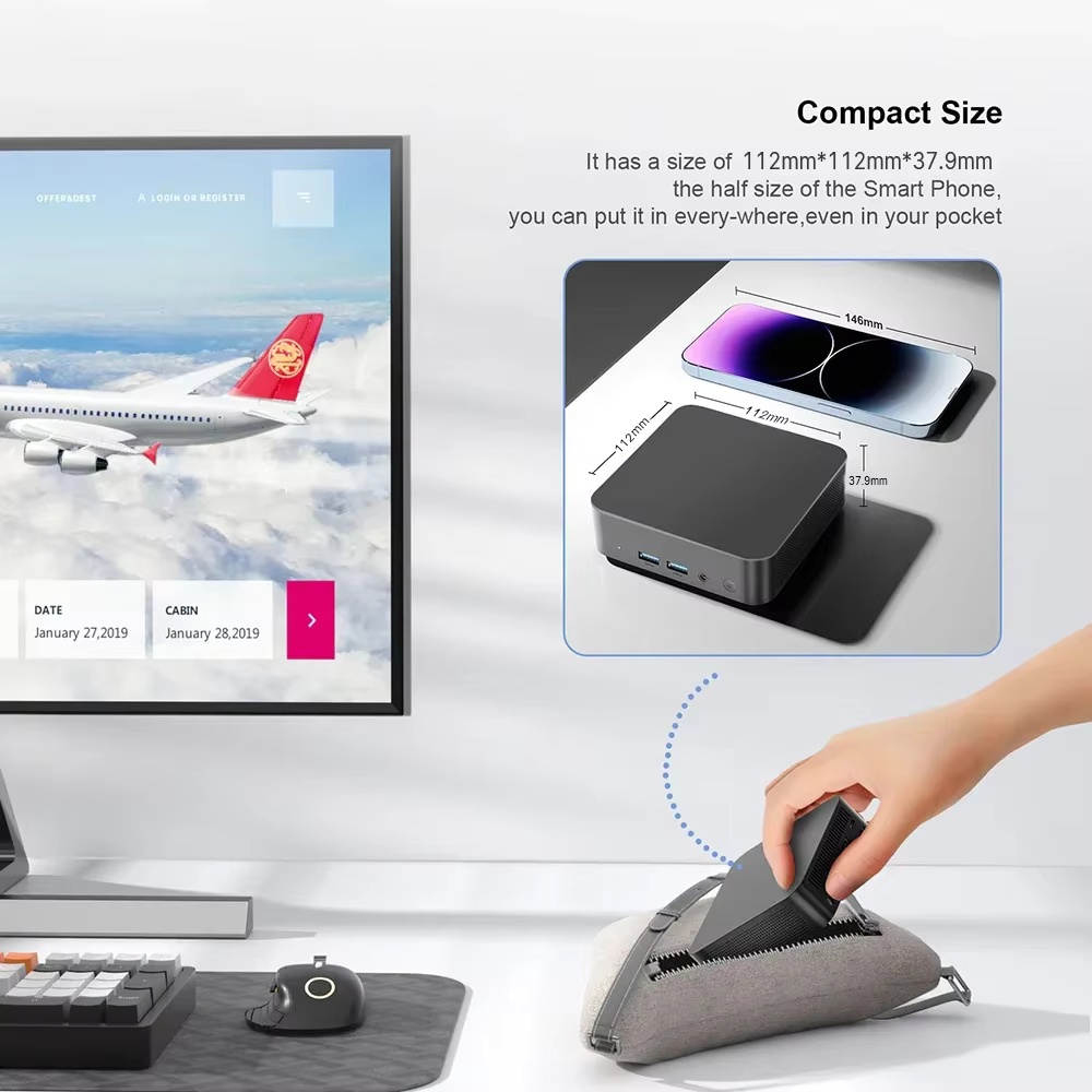 2026 Intel N150 Mini PC Protab - Gaming Console Mini 评论和价格