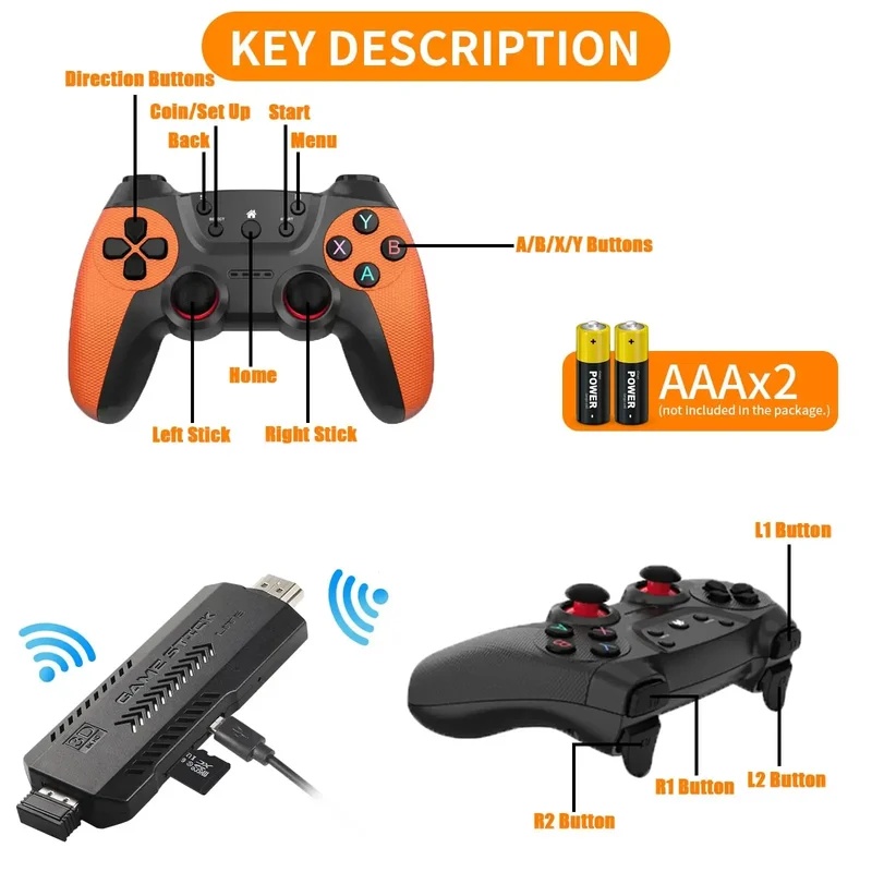 X2 Ultra Pro Retro Game Stick  - Gaming Console Mini 评论和价格