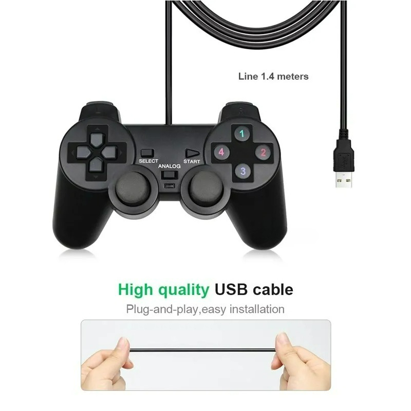 Wired USB PC Gaming Joystick G - Laptop Gaming Console 评论和价格