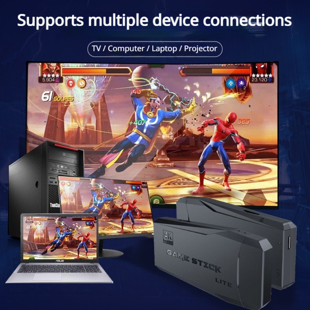 Portable 4K Retro Game Stick C - Gaming Console For Sale 评论和价格