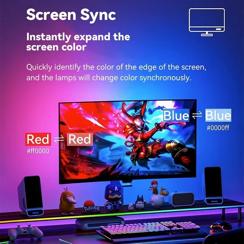 RGB Gaming Lights Strip Monito - Led Gaming Light Strip 评论和价格