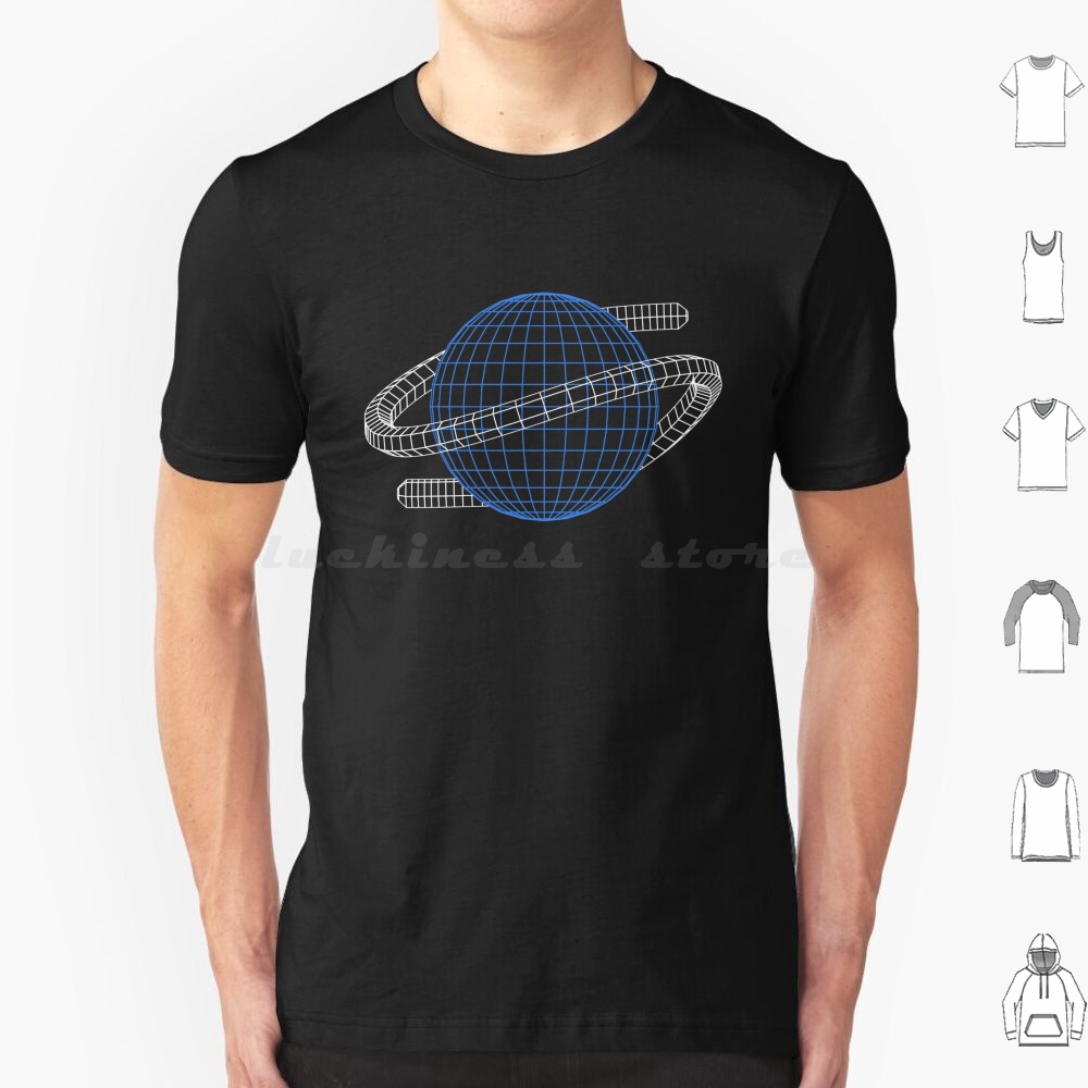 Saturn Wireframe T Shirt Men W - Gaming Console In 90S 评论和价格