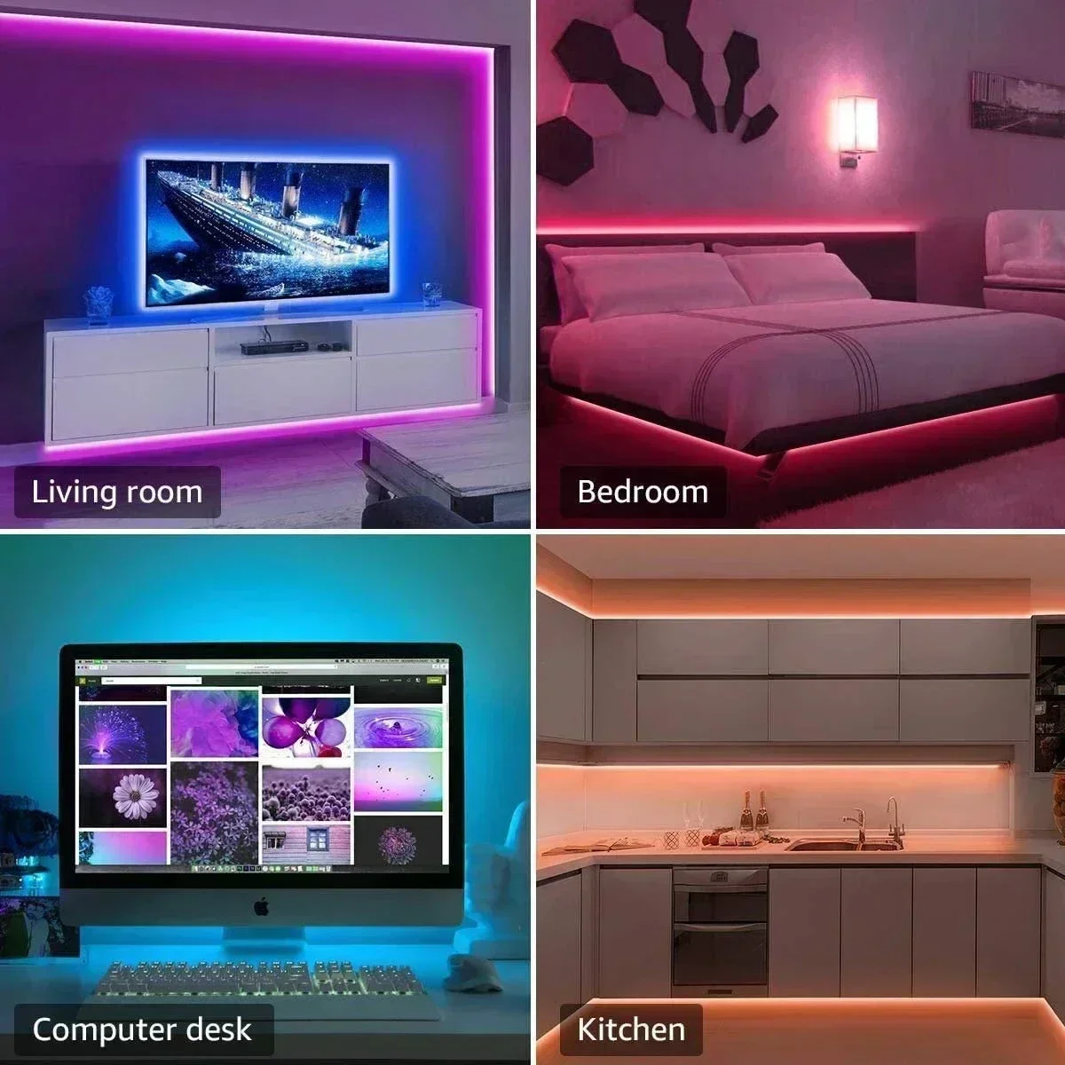 Smart RGB LED Gaming Light Str - Led Gaming Light Strip 评论和价格