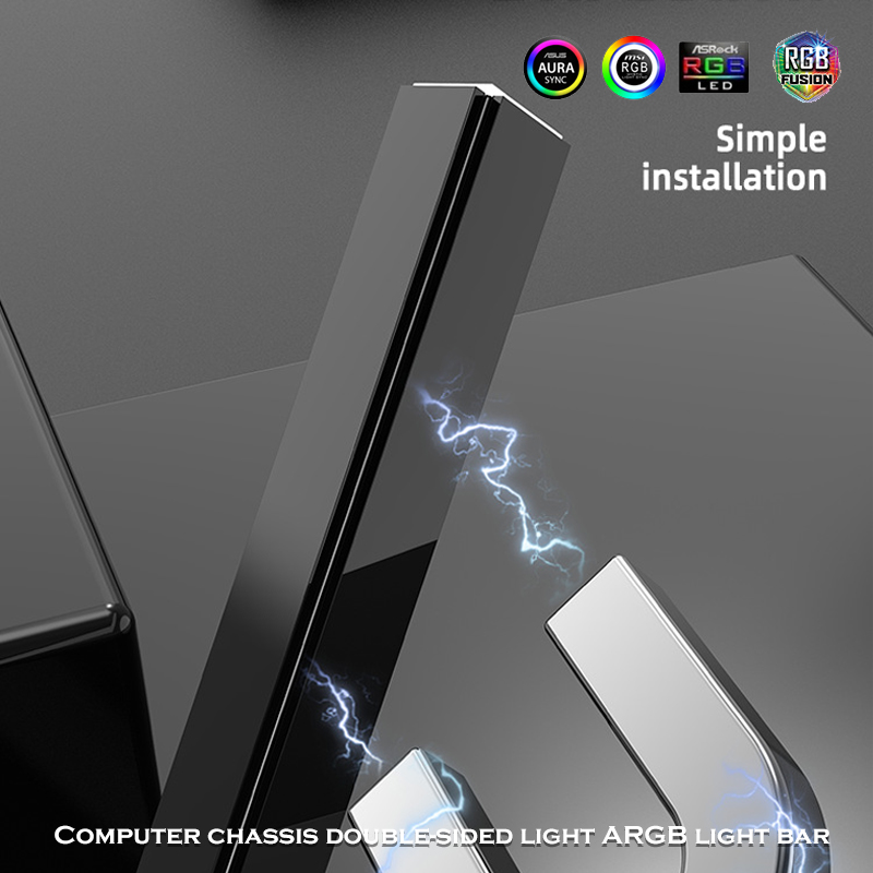 Desktop Computer Cabinet RGB L - Led Gaming Light Strip 评论和价格