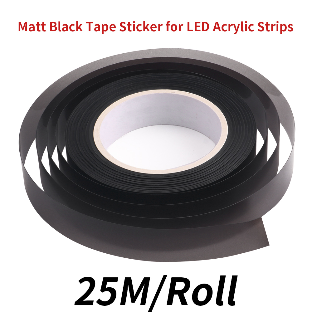 25M/Roll Matt Black Tape Stick - Led Gaming Light Strip 评论和价格