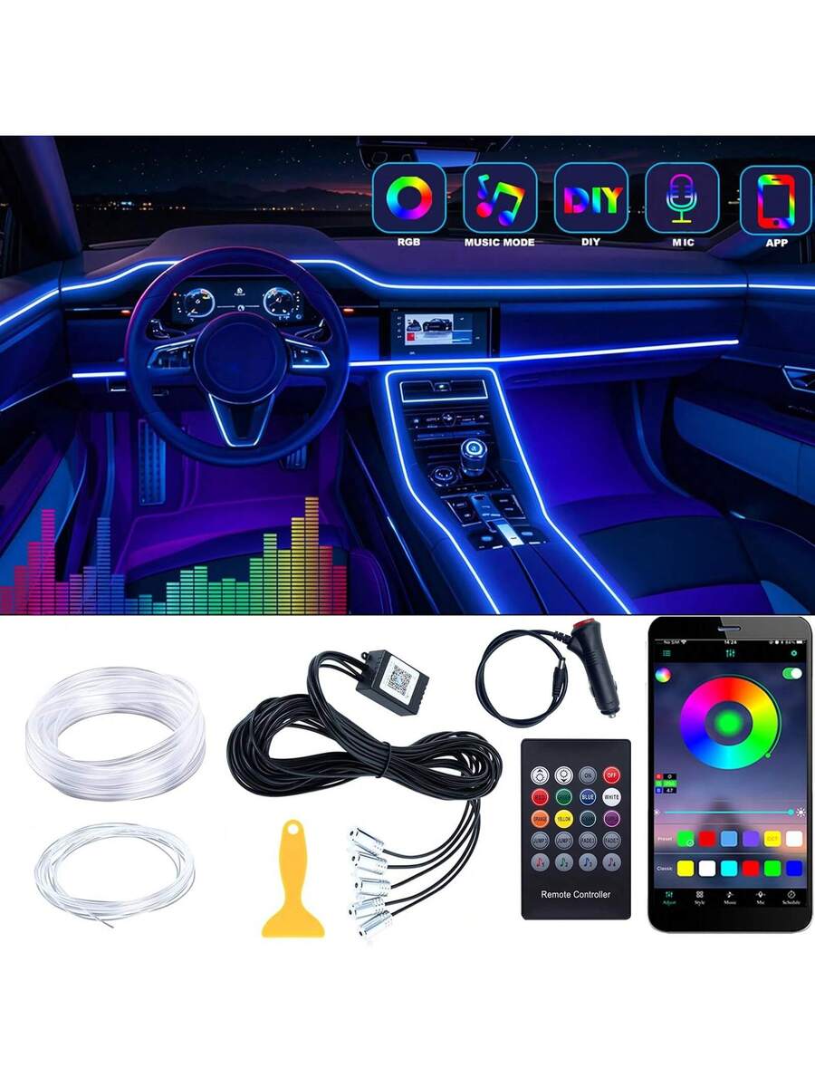 RGB 5-In-1 Ambient Lighting Ki - Led Gaming Light Strip 评论和价格