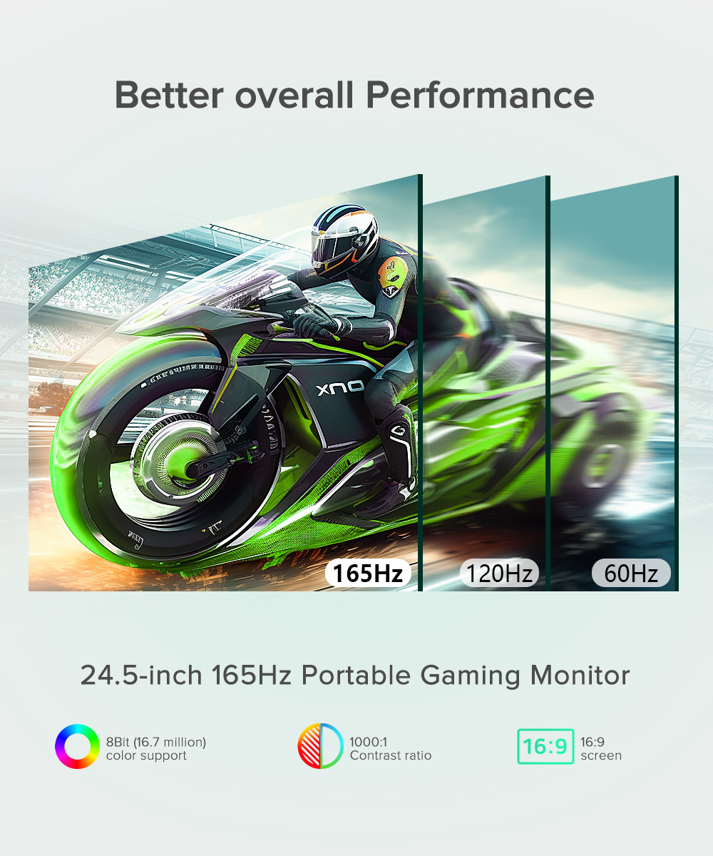 UPERFECT 24.5' 2K Computer Dis - Laptop Gaming Console 评论和价格
