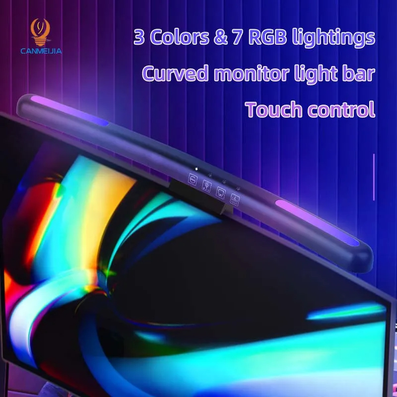 Curved LED Monitor Light Bar U - Led Gaming Light Strip 评论和价格
