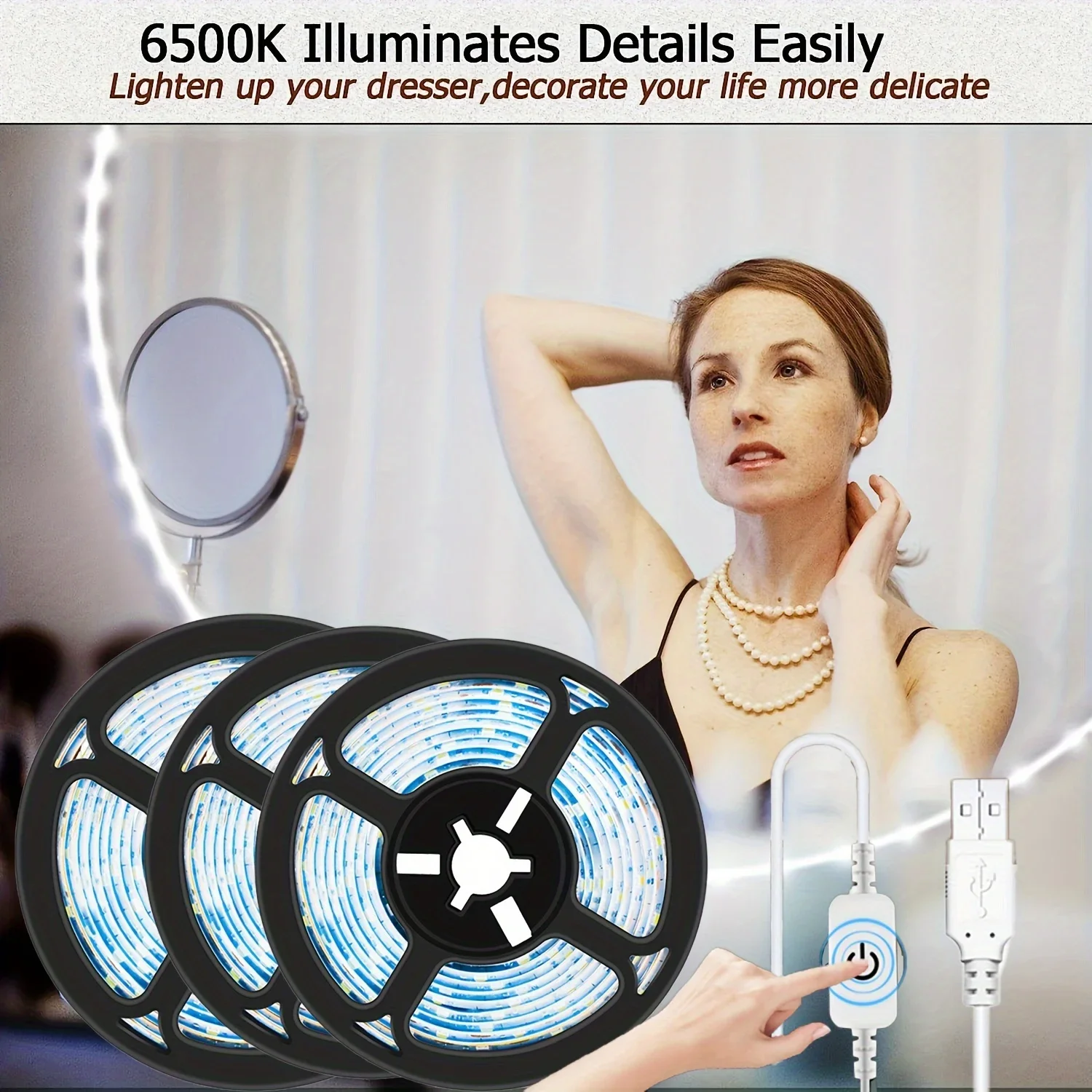 USB LED Strip Lights 5V 2835 S - Led Gaming Light Strip 评论和价格